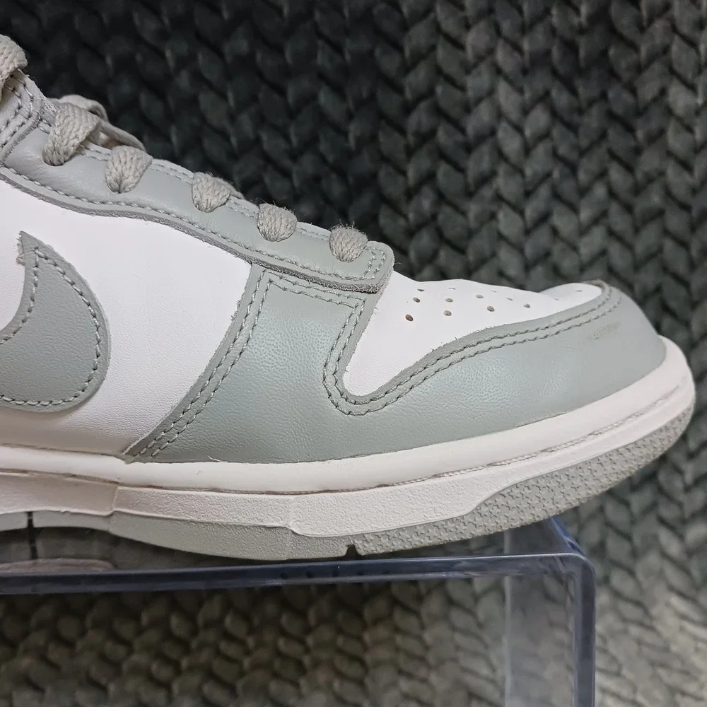 Nike Dunk Low GS White Light Smoke Grey Youth Sneakers Shoes Size 5.5Y